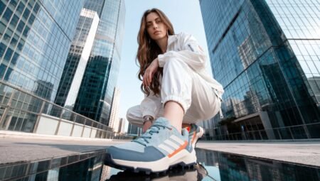 Adidas Terrex Ax4S K Adidas Gri Kadın Yürüyüş Ayakkabısı Jı1510